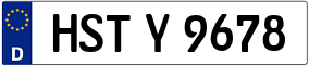 Truck License Plate